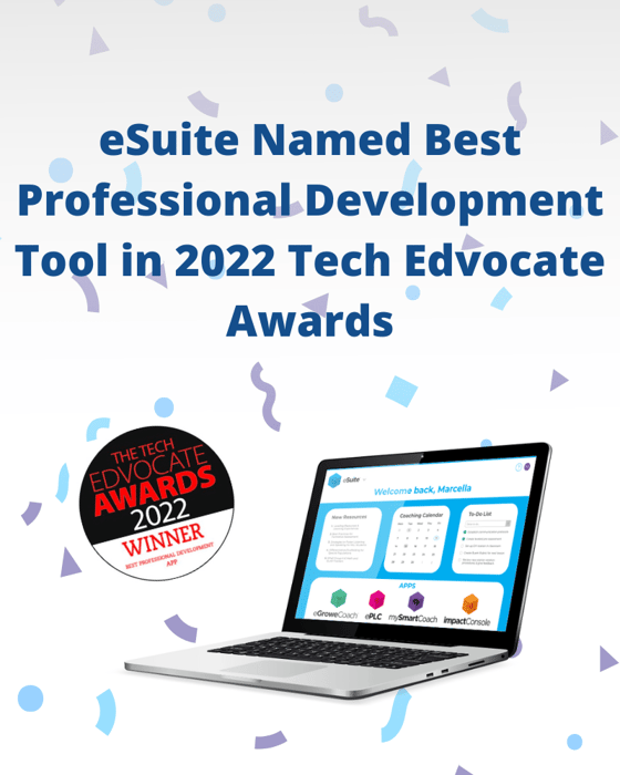 In the News - eSuite Named Best Professional Development Tool in 2022 Tech Edvocate Awards